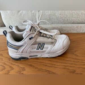 New Balance Women's Size 7.5B 844 Breast Cancer Awareness White Sneakers Shoes